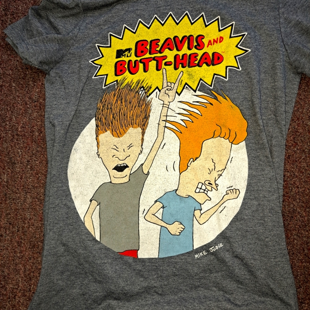 BEVIS & BUTTHEAD MENS T-SHIRT Small